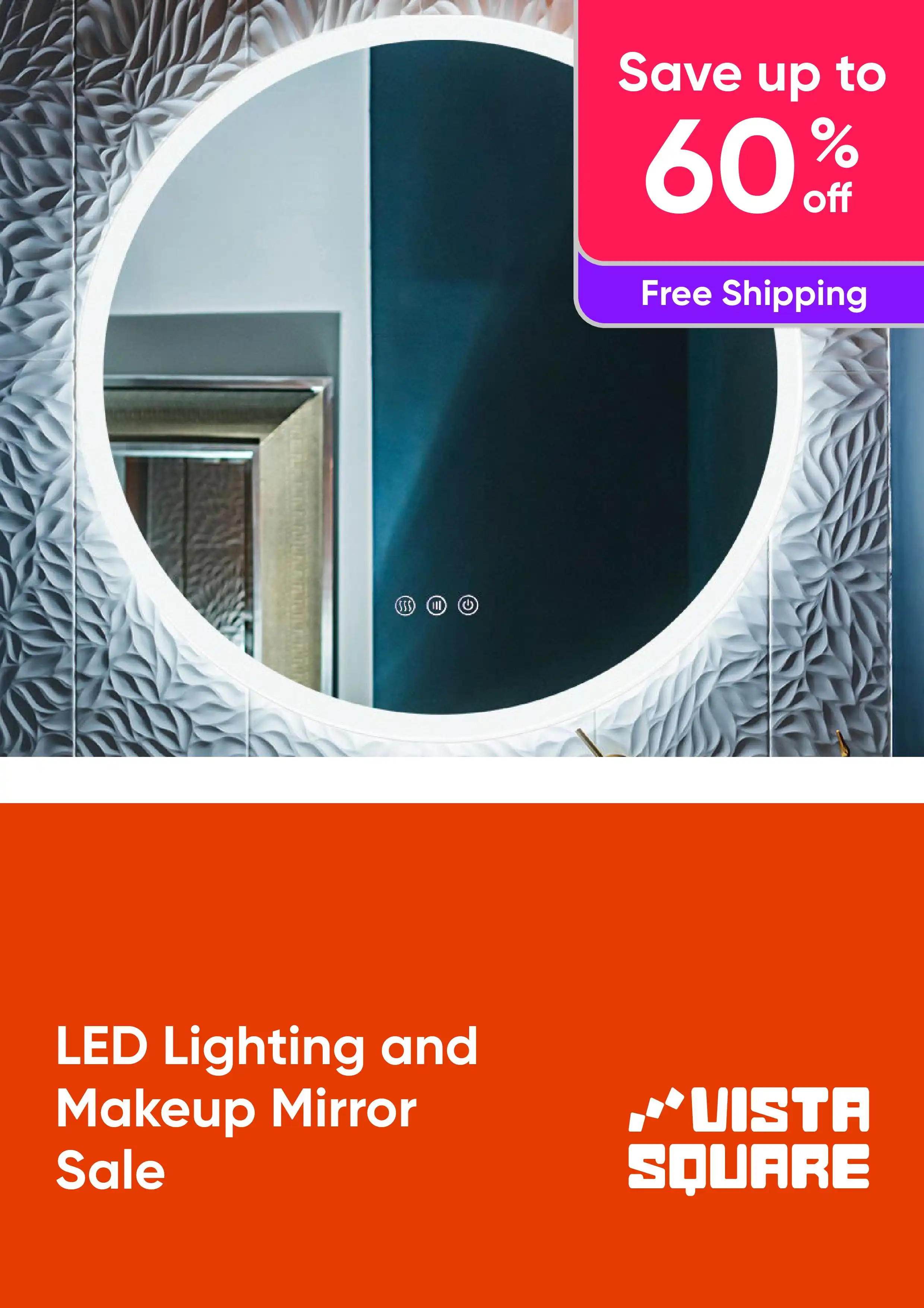 LED Lighting and Makeup Mirror Sale - up to 60% off