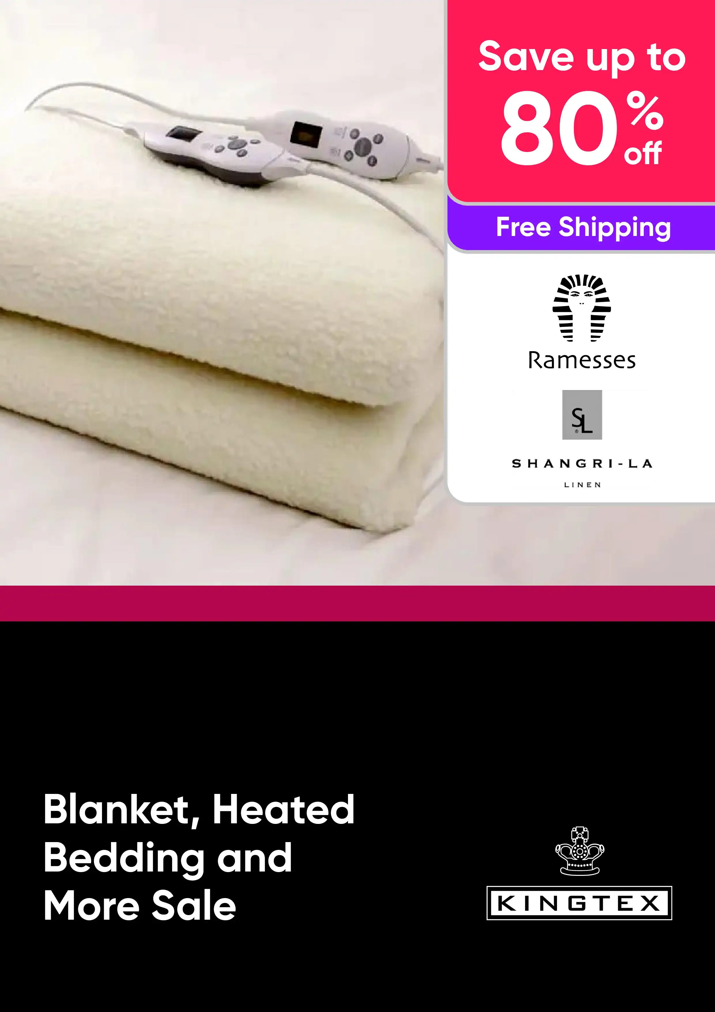 Blanket, Heated Bedding and More Sale - Up to 80% Off