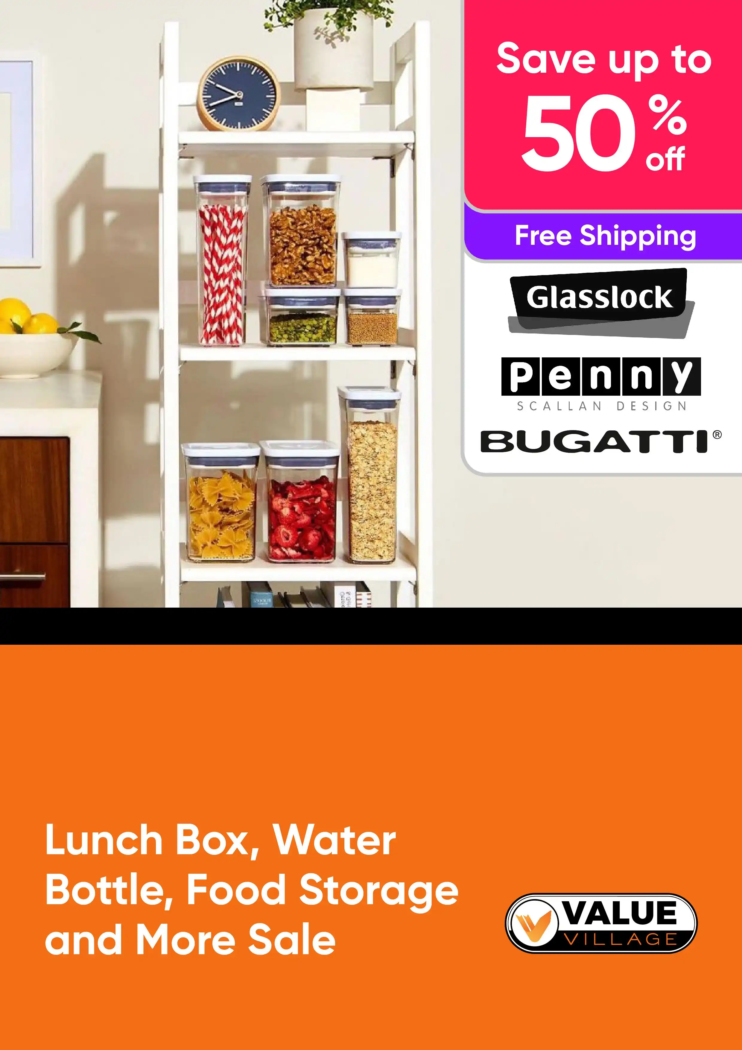 Lunch Box, Water Bottle, Food Storage and More Sale - Glasslock, Penny Scallan, Bugatti - Up to 50% Off 