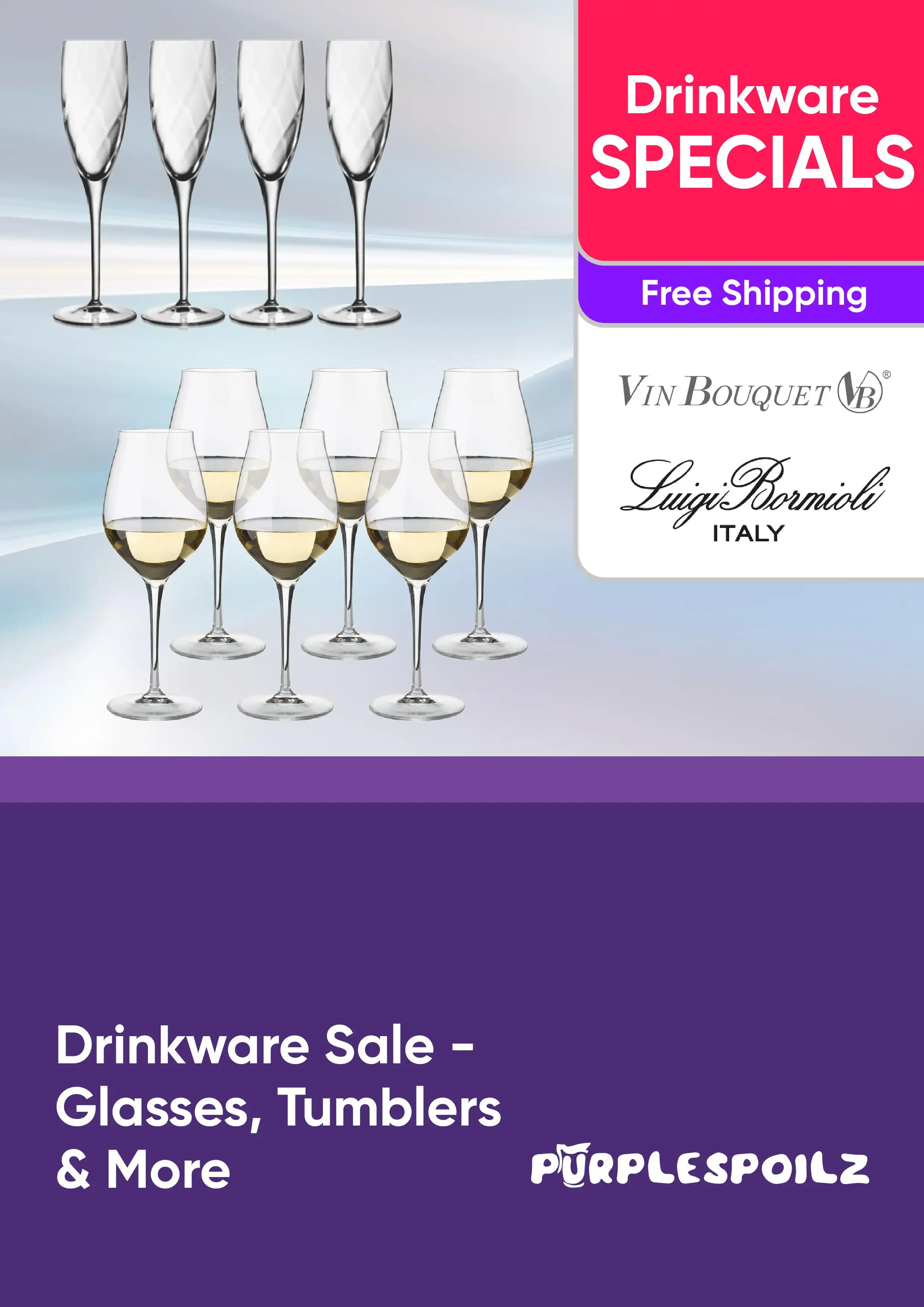 Drinkware Sale - Barware, Glasses, Tumblers and More - Free Shipping